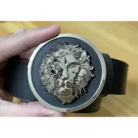 在飛比找蝦皮購物優惠-VERSACE VERSUS 獅子皮帶