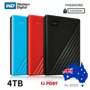 Western Digital My Passport 4TB External HDD Hard Drive USB 3.0