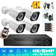 4K Camaras De Seguridad Para Casa Oficina Home Security Camera System 4 Cameras