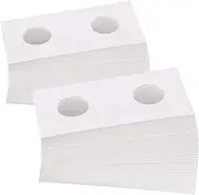 Docoron 100 Pieces 2x2 Coin Holder Cardboard Coin Holder Flip Mega Assortment for Coin Collection for Diameter 27.5mm Coins (φ 27.5mm)