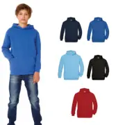 B&C Collection Kid's Hooded Sweatshirt WK681 - Boys Girls Plain Thick Hoodie