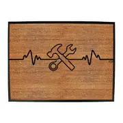 Tool Pulse - Funny Novelty Doormat Man Cave Floor mat