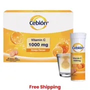 Cebion Vitamin C Effervescent Tablet Daily Supplement (1000mg x 40's)