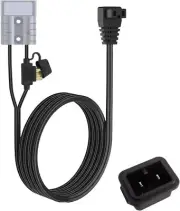 Anderson 50A Plug to Power Cord Cable for 12 Volt Refrigerator 12V Black