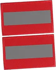 DECORNIJIA 2Pcs Reflective Safety Patch for Clothing Backpacks Outdoor Gear Night Visibility Armband for DIY Decoration Repairing Clothes Bags Hats Shoes Suitable for Camping Use