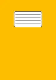 Maths Exercise Book: 10 mm Squares, A4, 100 Page Notebook of Graph Paper, for School, Office, Home - Amber
