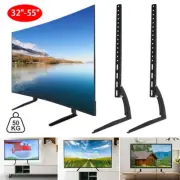 Universal TV Stand Base Tabletop Vesa Pedestal Mount For LCD LED TV 37-55" TOP