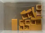 LEGO Parts - Medium Nougat Slope, Curved 2 x 1 x 2/3 - No 11477 - QTY 10