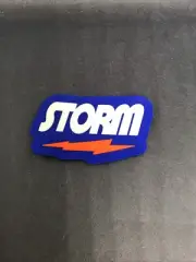 New Storm Bowling Patch (Blue Background With Red Bolt and White Letters)