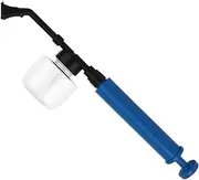 ZFLYCANP Diatomaceous Earth Powder Duster with 250ml Powder Spray Bottle, Windproof Outlet Powder Applicator Dispenser, Easy to Use Pump Powder Duster for Yard Gardening, 42×10.5×8cm