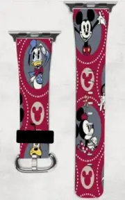 Disney Mickey & Minnie Mouse Donald Apple Watch Band NEW 38/40/41 & 42/44/45