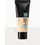 Maybelline Fit Me Matte & Poreless Full Coverage Foundation 110 Porcelain, Porcelain