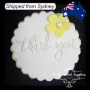 THANK YOU Embosser 40mm - Custom Cookie Cutters Cake Decorating Fondant