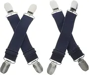 [HANABASS] 4pcs Elastic Leg Clip Metal Women's Unilateral Riding Boots