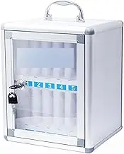 Portable Storage Furniture Locks Transparent Lockable Mobile Phone Storage Storage Box Student Staff Mobile Phone Storage Box Restaurant Storage Cabinet Gift (Color : Silver Size : 12)