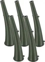 POPETPOP 5Pcs Outdoor Stadium Horns Portable Plastic Signal Horns for Training Events and Survival Multi Use for Sports and Outdoor Activities