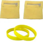 [MEIOOFIC] Wrist Wallet Pouch with Zipper - Mini Sweatband Wristband Wallet for Women Men - Running Jogging Hiking Key Card Storage Bags