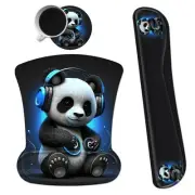 Ergonomic Mouse Pad with Wrist Support Gel Mouse Pads and Upgrade Keyboard Wr...