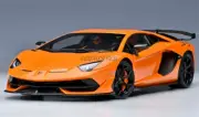 for AUTOART for Lamborghini for Aventador for SVJ Orange 1:18 Pre-built Model
