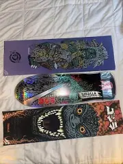 SANTA CRUZ GODZILLA "GODZILLA REAPER" SKATEBOARD DECK LTD TO 300 Plus Grip Tapes