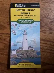 Boston Harbor Islands national Recreation Trails Illustrated Topographical Map