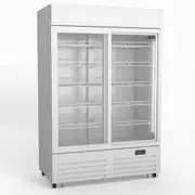 AG 1101L Double Sliding Door Upright Display Fridge - Glass Door DF1100WL-SD - DF1100WL-SD-AG