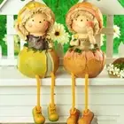 Home Kitchen Decorative Fruits & Vegetables Doll Shelf Sitter Scarecrow Figurine