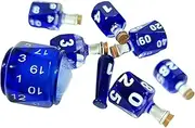 Wscwl Potion Bottles Dice Set,Role Playing Dice Set Silicone Art Dice | Astrology-Themed Colorful Resin Dice, Cool Dice Set for Newcomers, Fun, Family Nights, Experienced Players