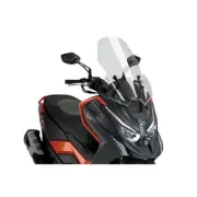 PUIG WINDSCREEN V-TECH LINE TOURING FOR KYMCO DTX 125 22-25 CLEAR