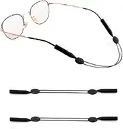 [Generic] Glasses Strap Adjustable No Tail Eyeglass Strap for Men Women Sports Glasses Sunglasses Holder Strap