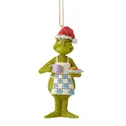 Grinch by Jim Shore Grinch in Apron With Cookies Hanging Ornament