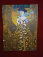 Gustav Klimt Portrait Of Adele Painting On Canvas 84x113 CM Including Frame