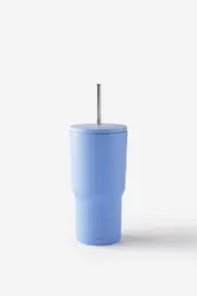 [Typo] Typo - The Traveller Metal Smoothie Cup - Cornflour blue SOLID CORNFLOUR BLUE