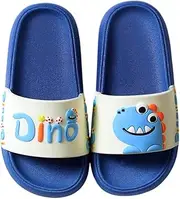 [iEasey] Non-Slip Kids Summer Sandals with Cartoon Pattern Lightweight Slip-on Girls Boys Beach Pool Shower Slippers Garden Shoes Surf Clogs Mules Summer Footwear for Children