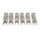 6X SMEG PYROLYTIC OVEN HALOGEN LAMP LIGHT BULB GLOBE|40W|SUITS: SMEG SAP306X-9