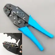AWG22-10 Insulated Terminals Ferrules Plier Ratcheting Crimper Tool Double Crimp