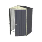 Build-a-Shed 1.5 x 0.8 x 2.3m Double Hinged Door Gable Shed - Grey