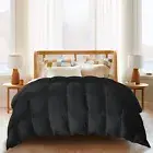 puredown® Lightweight Goose Feather Comforter Oversized King Size, Summer D