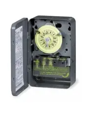 INTERMATIC T103 ELECTROMECHANICAL TIMER 125 VOLTS 24 HOUR DPST 40 AMPS..NEW