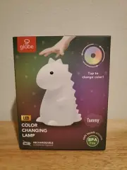 Tommy Dinosaur White LED Multi Color Night Light by Globe. Tik Tok