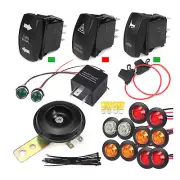 Rocker Switch Universal Turn Signal Street Legal Led Light Kit for SXS ATV UTV