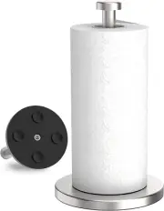 Paper Towel Holder Countertop, Standing Paper Towel Roll Holder Kitchen Bathroom