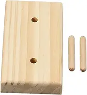 HOMSFOU Wooden Thread Rack Durable Bobbin Organizer for Knitting Tools Elegant and Portable DIY Yarn Holder for Home Use Space Saving Design for Neat Crafting Area