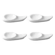 4 Pcs Cutlery Case Duck Tongue Chopsticks Rest White Storage