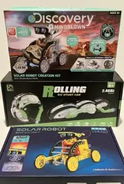 Solar Robot/ Rolling R/C Stuntcar Bundle (CIB, NEVER USED) (SAME DAY SHIPPING!)