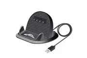 Wireless charger charging pad, wireless car charger holder 15W fast wireless charging holder nonslip suitable for galaxy21/20S9S10S8 Note10(Black)
