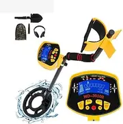 Metal Detectors, Metal Detector Waterproof Disc Underwater Underground High Accuracy Sensitive LCD Display Humanity for Adults and Children for Beach/Gold Hunting
