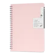 Nebula by Colorverse Casual A5 Notebook in Baby Pink - Plain - NEW CV-NebulaBPP