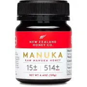 Zealand Honey Co. Raw Manuka Honey UMF 15+ | MGO 514+, UMF Certified / 4.4oz