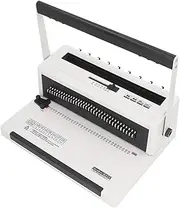NDNCZDHC Binding Machine, 34 Hole 3:1 Pitch Comb Binding Machine 120 Sheets 80g Paper Binding Capacity Wire Binder Machine for A4 A5 Paper